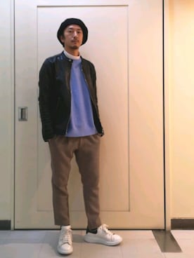 「Ranch standard（ランチスタンダード）のアイテム」を使った、kyoさん（メンズ・176cm）の冬コーディネート