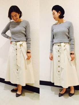 TANさん（レディース・157cm）の春コーディネート