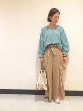 TANさん（レディース・157cm）の春コーディネート