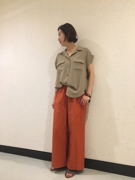 TANさん（レディース・157cm）の夏コーディネート