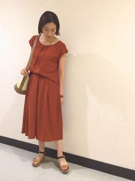 TANさん（レディース・157cm）の夏コーディネート