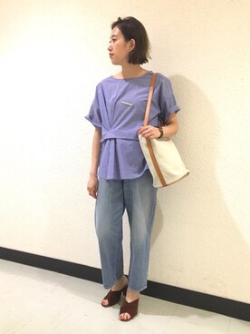 TANさん(レディース・157cm)の夏コーディネート