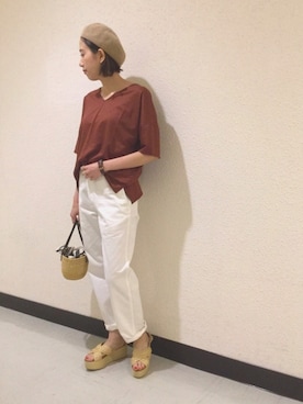 TANさん(レディース・157cm)の夏コーディネート