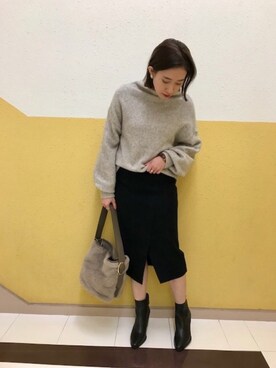 TANさん（レディース・157cm）の秋コーディネート