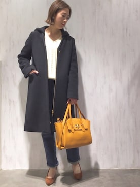 「アンディコール」｜「アイテム（その他アウター）」を使った、TANさん（レディース・157cm）の秋コーディネート
