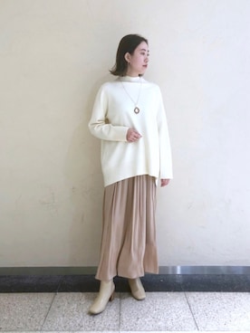 TANさん（レディース・157cm）の冬コーディネート