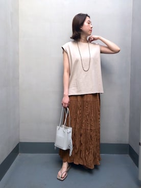 TANさん(レディース・157cm)の春コーディネート