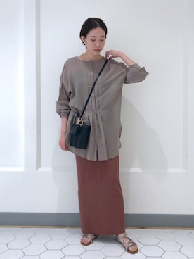 TANさん（レディース・157cm）の春コーディネート