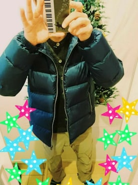 「UP START（アップスタート）のアイテム（パンツ）」を使った、ryo-taさん（メンズ・168cm）の冬コーディネート