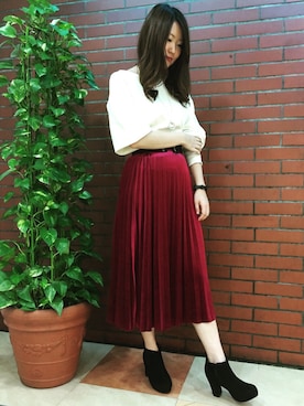 「OFUON le MK（オフオンルエムケー）のアイテム」を使った、Y.Mさん（レディース・163cm）の秋コーディネート