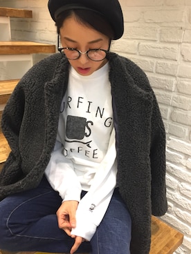 CANALJEAN  tomoeさん（レディース・155cm）の冬コーディネート