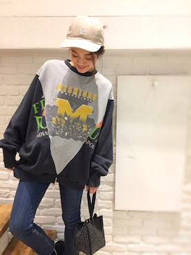 「rag & bone（ラグアンドボーン）のアイテム（パンツ）」を使った、CANALJEAN  tomoeさん（レディース・155cm）の冬コーディネート