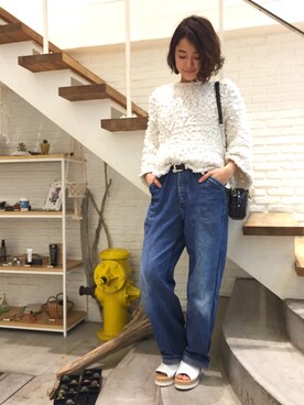 「ink（インク）のアイテム」を使った、CANALJEAN  tomoeさん（レディース・155cm）の春コーディネート