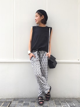 「Lagoon（ラグーン）のアイテム」を使った、CANALJEAN  tomoeさん（レディース・155cm）の春コーディネート