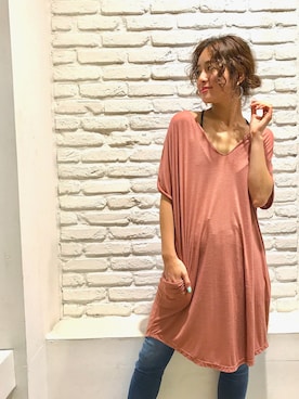 「rag & bone（ラグアンドボーン）のアイテム（パンツ）」を使った、CANALJEAN  tomoeさん（レディース・155cm）の夏コーディネート