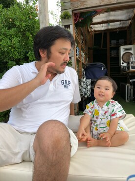 「caban」｜☺︎emai©o☺︎さん（キッズ・90cm）の夏コーディネート