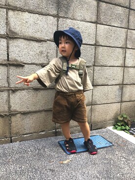 ☺︎emai©o☺︎さん(キッズ・90cm)の秋コーディネート