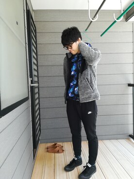 その他アウターを使った 宇宙柄 のメンズ人気ファッションコーディネート Wear