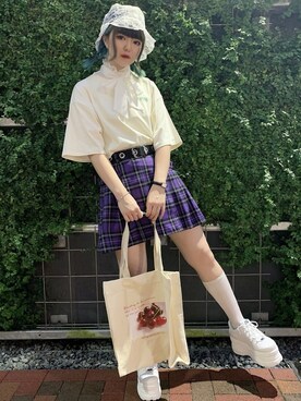 胡桃さん（レディース・164cm）の夏コーディネート