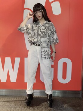 胡桃さん（レディース・164cm）の夏コーディネート