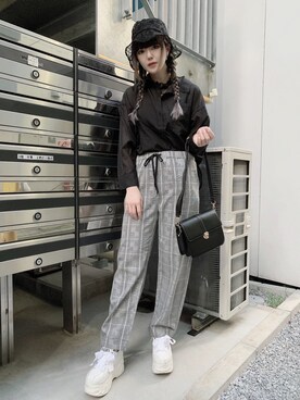 胡桃さん（レディース・164cm）の夏コーディネート