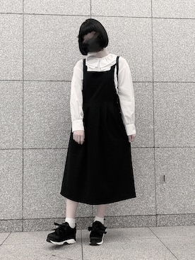 「WC（ダブル シー）のアイテム（ワンピース/ドレス）」を使った、胡桃さん（レディース・164cm）の秋コーディネート