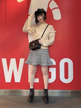 胡桃さん(レディース・164cm)の冬コーディネート