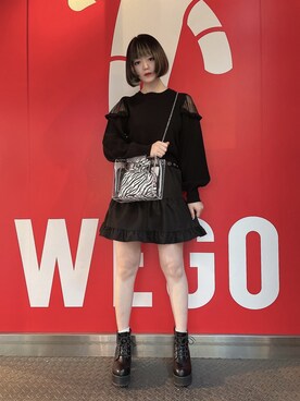 胡桃さん（レディース・164cm）の冬コーディネート