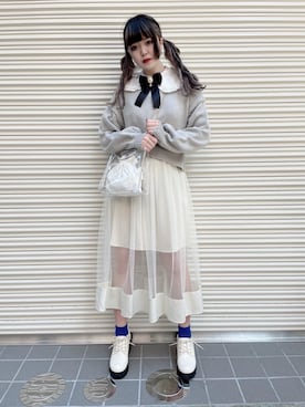 胡桃さん（レディース・164cm）の春コーディネート