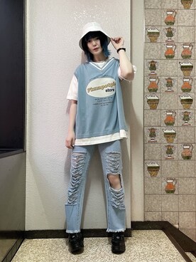 胡桃さん（レディース・164cm）の春コーディネート