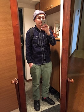 ネイビー カーキ グレー の人気ファッションコーディネート Wear