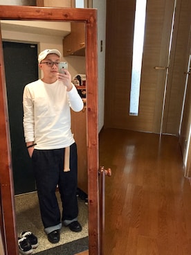 「ヒラキ（ヒラキ）のアイテム（その他シューズ）」を使った、おかもとさん（メンズ・163cm）の春コーディネート