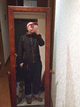 「KRIFF MAYER」｜「アイテム（ナイロンジャケット）」を使った、おかもとさん（メンズ・163cm）の秋コーディネート