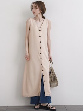 「SUGAR BISKET（シュガービスケット）のアイテム」を使った、SUGAR BISKETさん（レディース・163cm）の春コーディネート