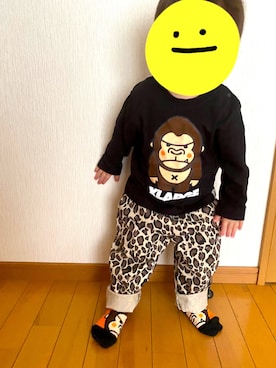 「こどもの日」｜「アイテム（Tシャツ/カットソー）」を使った、。さん（キッズ・80cm）の春コーディネート