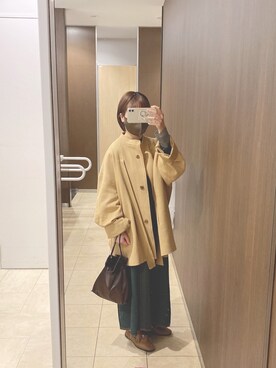 Public tokyo パイピングジャガードニットスカート