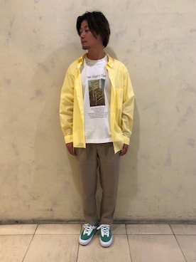 中原翔さん（メンズ・176cm）の春コーディネート