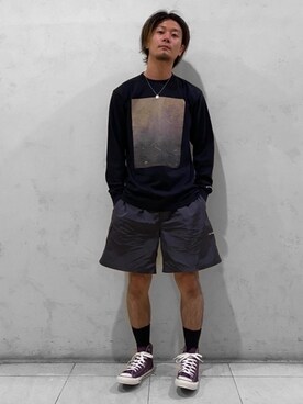 中原翔さん(メンズ・176cm)の春コーディネート