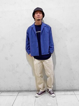 中原翔さん(メンズ・176cm)の春コーディネート