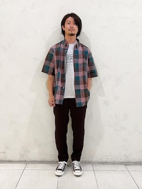 中原翔さん(メンズ・176cm)の夏コーディネート