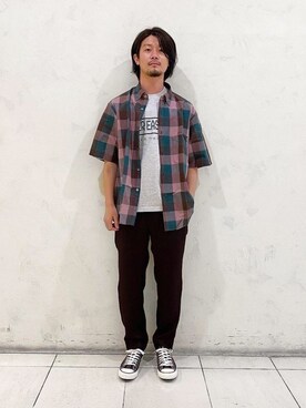 中原翔さん(メンズ・176cm)の夏コーディネート