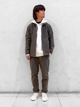 「SET UP」｜「アイテム（ブルゾン）」を使った、中原翔さん（メンズ・176cm）の秋コーディネート