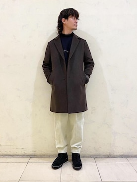 中原翔さん（メンズ・176cm）の冬コーディネート