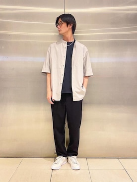 中原翔さん(メンズ・176cm)の春コーディネート