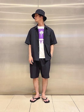 中原翔さん（メンズ・176cm）の春コーディネート