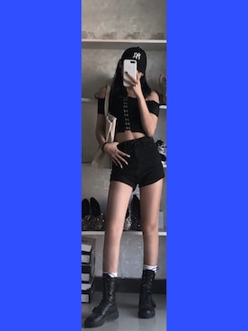 「盐系风格」｜「アイテム（帽子）」を使った、SKe-Zさん（レディース・160cm）の秋コーディネート