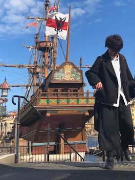 「袴」｜「アイテム（ジャケット/アウター）」を使った、相 良さん（メンズ・170cm）の秋コーディネート