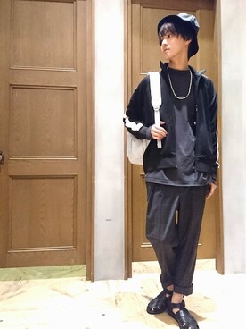 「GLOBAL WORK（グローバルワーク）のアイテム（その他アウター）」を使った、さいとうけいすけさん（メンズ・175cm）の冬コーディネート