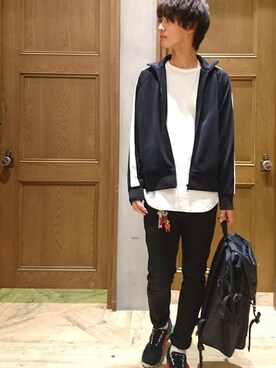 「GLOBAL WORK（グローバルワーク）のアイテム（その他アウター）」を使った、さいとうけいすけさん（メンズ・175cm）の春コーディネート