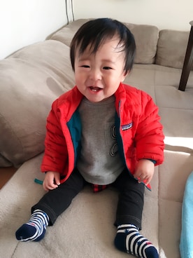 Asunaさん（キッズ・70cm）の冬コーディネート